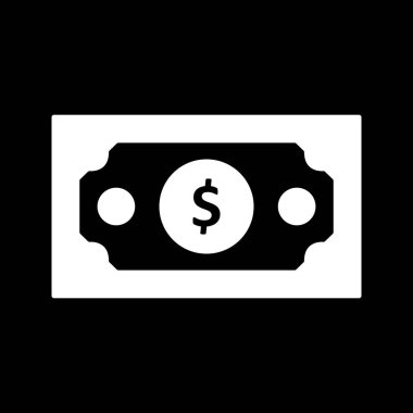 Vektör banknot simgesi   