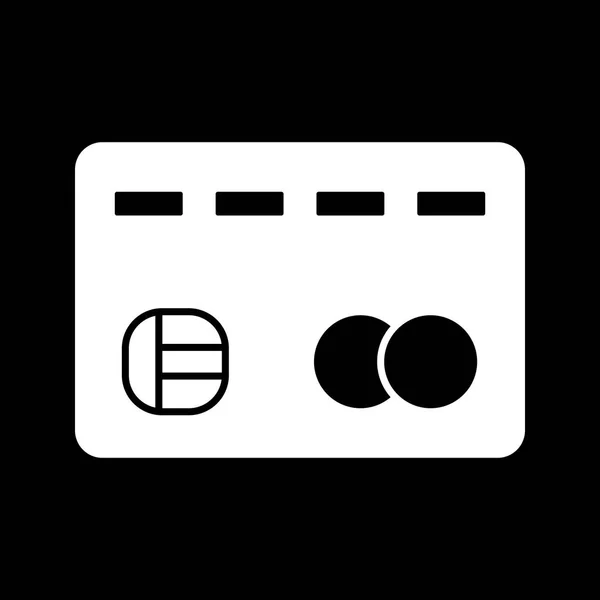 Vector tarjeta de crédito icono — Vector de stock
