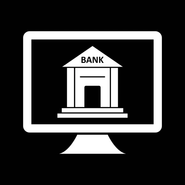 Vektor Internet Banking Ikone — Stockvektor