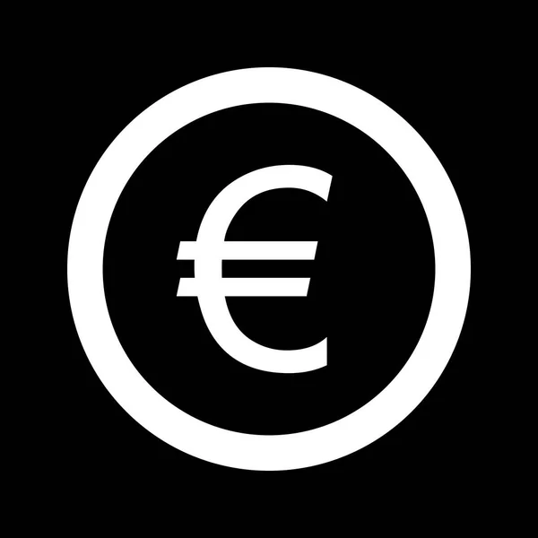 Vector euro icono — Vector de stock