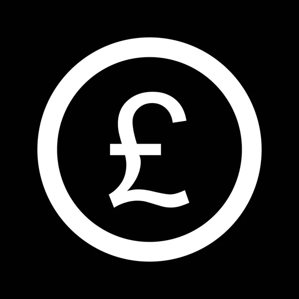 Vector Pound Icon — Stock Vector