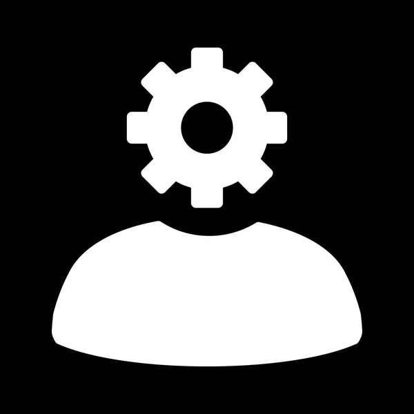 Icono de administración de vectores — Vector de stock