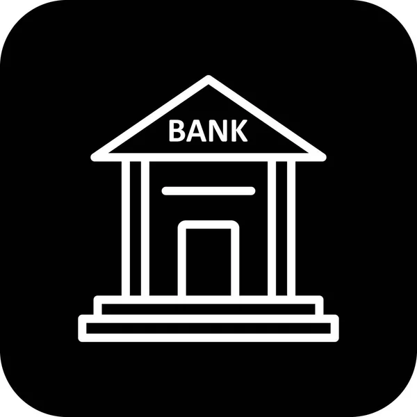 Icône de banque vectorielle — Image vectorielle