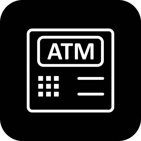 Vektor atm maskin icon — Stock vektor