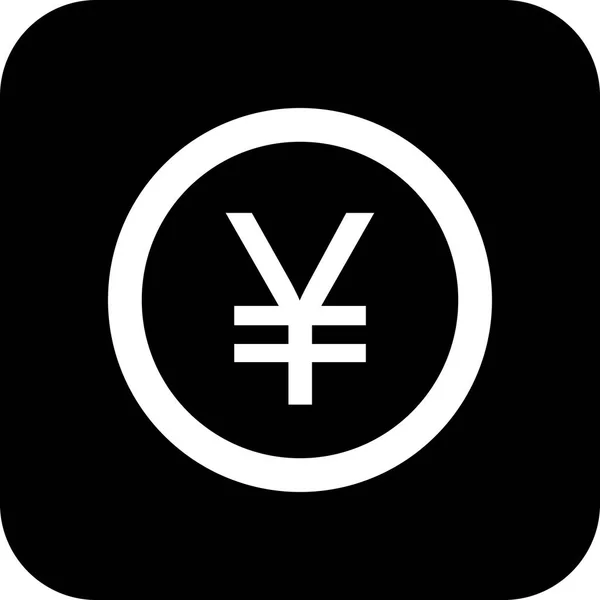 Icône vectorielle yen — Image vectorielle