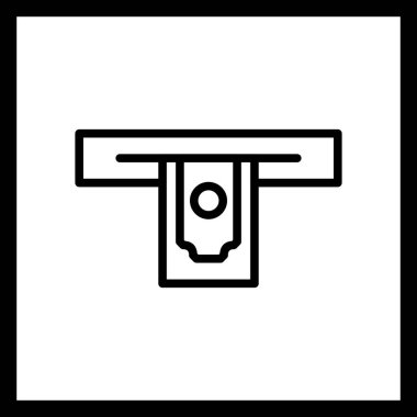 Nakit para çekme simge vektör  