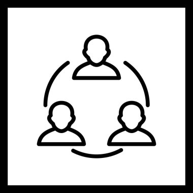 Vektör toplantı simgesi    