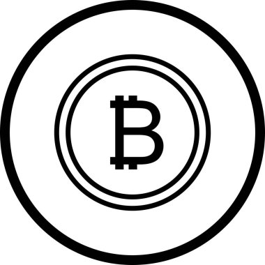  vektör bitcoin simgesi    