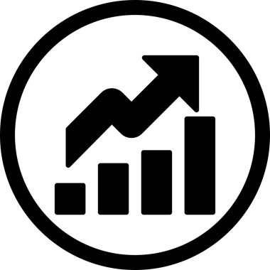 Vektör büyüme simgesi     