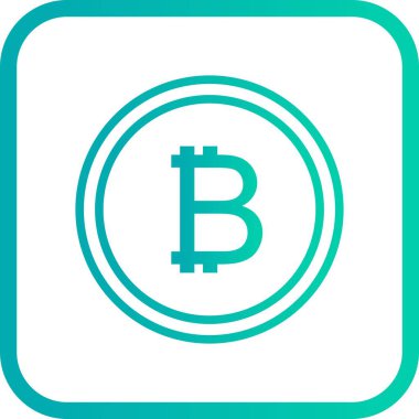  vektör bitcoin simgesi    