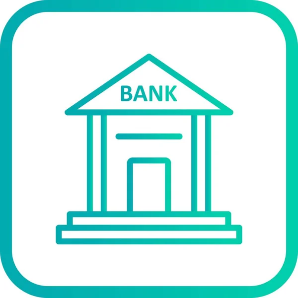 Vektor bank icon — Stock vektor