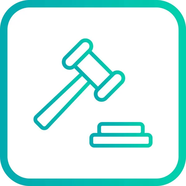 Vector Auction Icon — Stock Vector