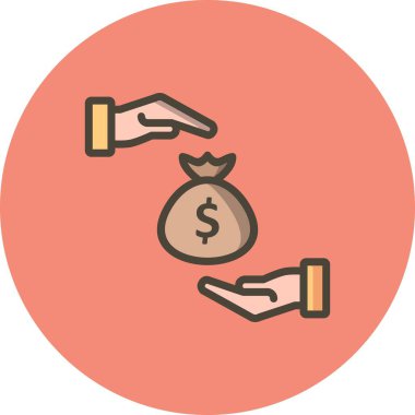 Vektör rüşvet simgesi   