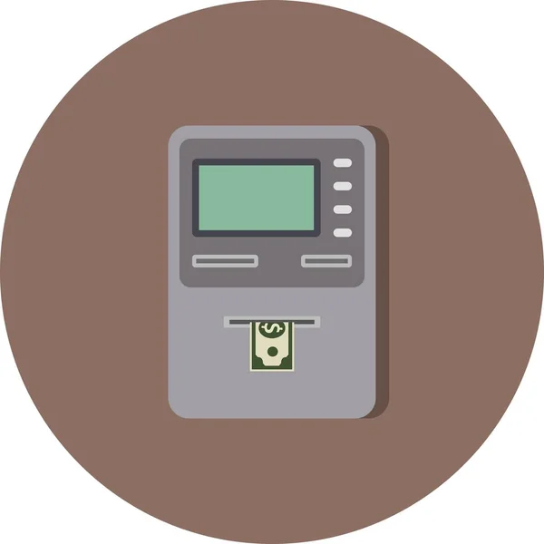 Vector Cash terugtrekking pictogram — Stockvector