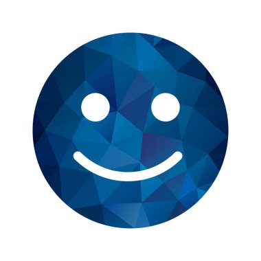 Vektör mutlu ifade simgesi