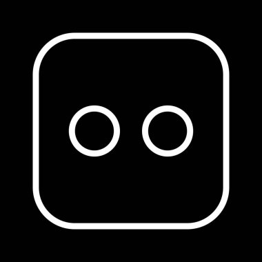 Vektör zar iki simge