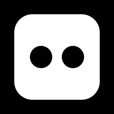 Vektör zar iki simge