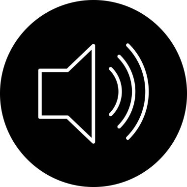 Vektör yüksek ses ayarı simgesi