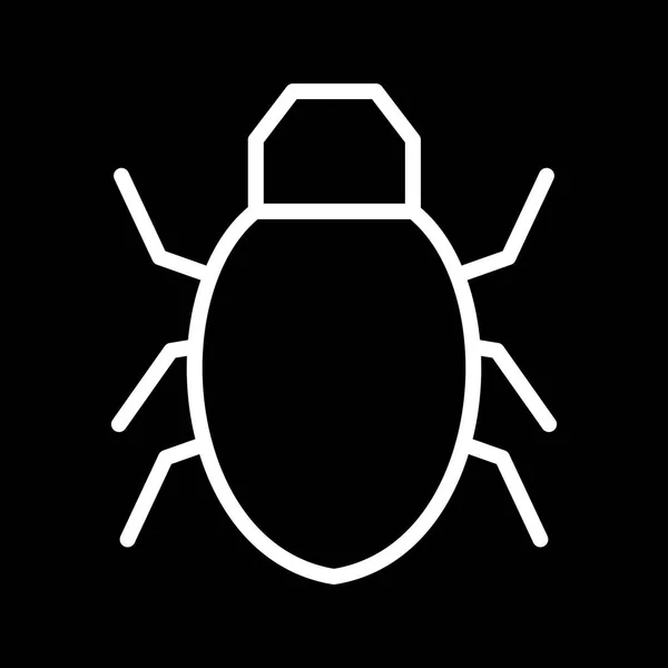 Vector Bug Icon — Stock Vector