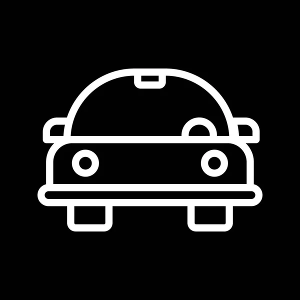 Vector icono del coche de dibujos animados — Vector de stock