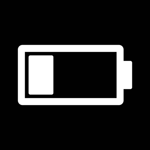 Vector batterijpictogram — Stockvector