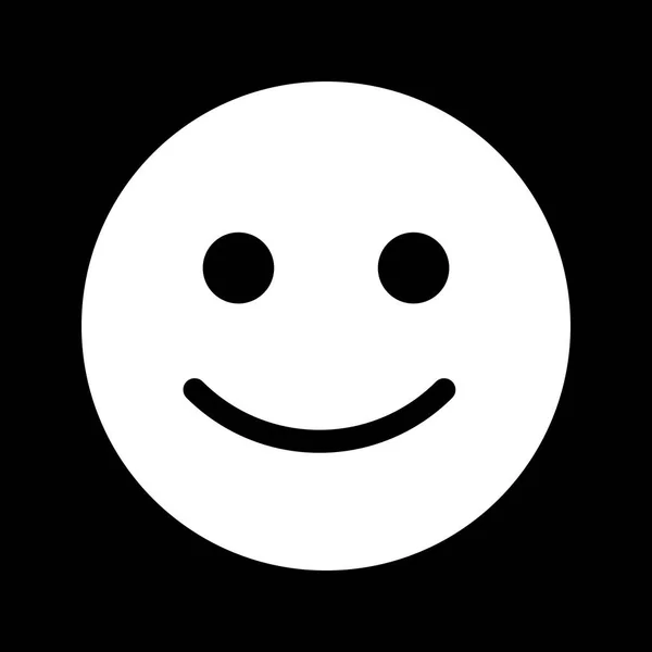 Vector Happy Emoticon Icône — Image vectorielle