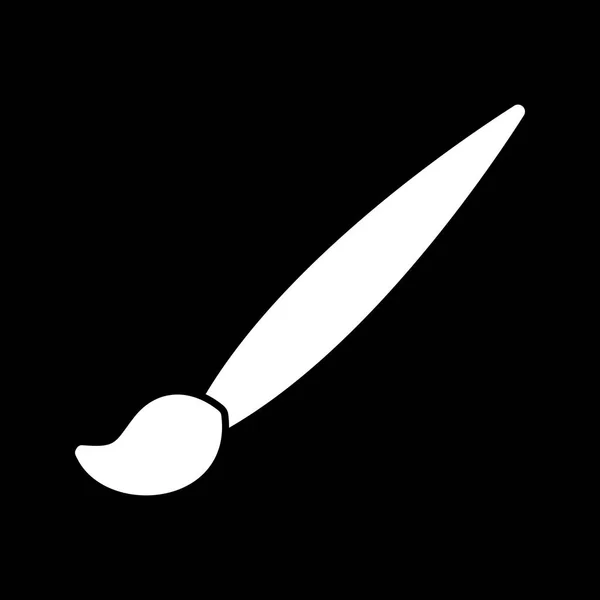 Ícone de escova de desenho vetorial —  Vetores de Stock