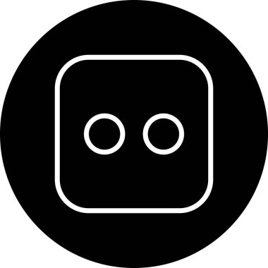 Vektör zar iki simge