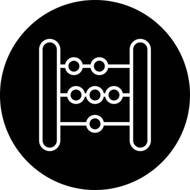 Vektör Abacus simgesi