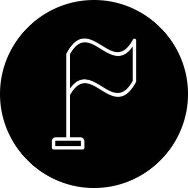 vektör bayrak simgesi