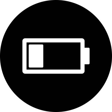 Vektör düşük pil simgesi