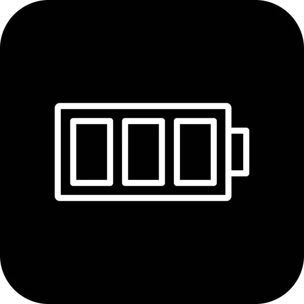 Vector Full Battery Icon — Stock Vector