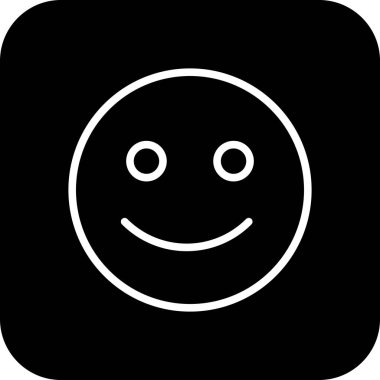 Vektör mutlu ifade simgesi