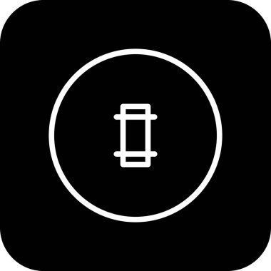 Vektör Cricket Ground simgesi