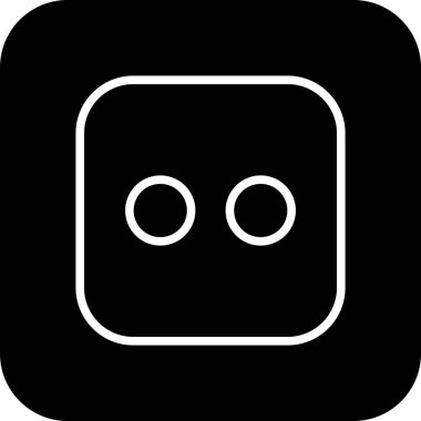 Vektör zar iki simge