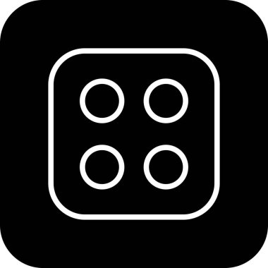 Vektör zar dört kutsal kişilerin resmi