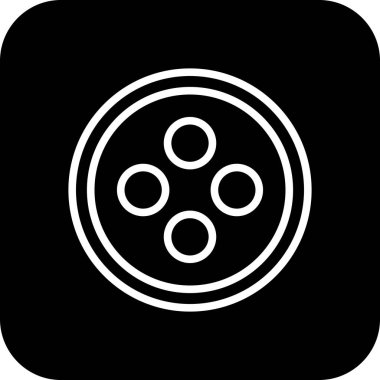 vektör düğme simgesi