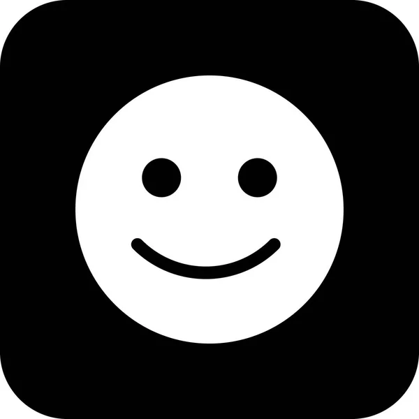 Vector Happy Emoticon Icon — Stock Vector