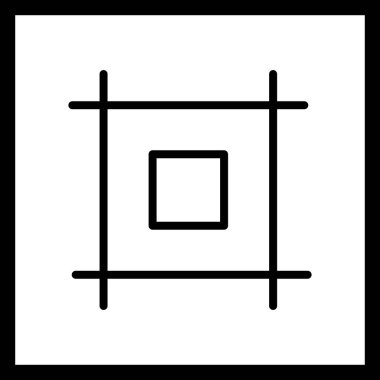 Vektör düzen simgesi