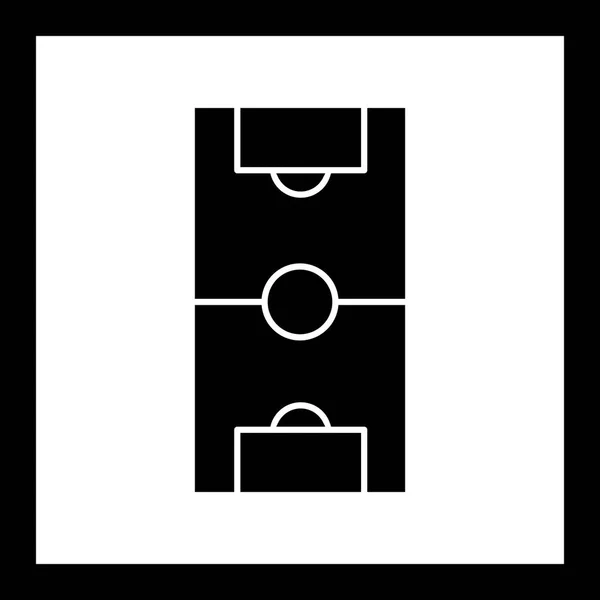 Vektor Fußballfeld-Ikone — Stockvektor