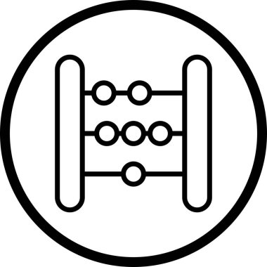 Vektör Abacus simgesi