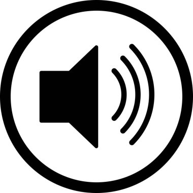 Vektör yüksek ses ayarı simgesi