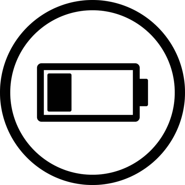 Vector batterijpictogram — Stockvector