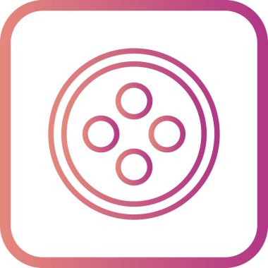 vektör düğme simgesi