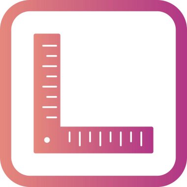 Vektör açı cetvel sembolü