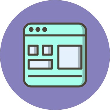  Vektör şablon simgesi