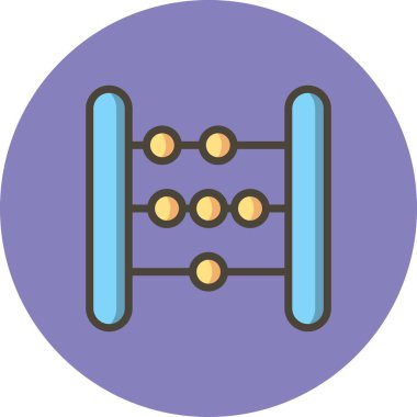 Vektör Abacus simgesi