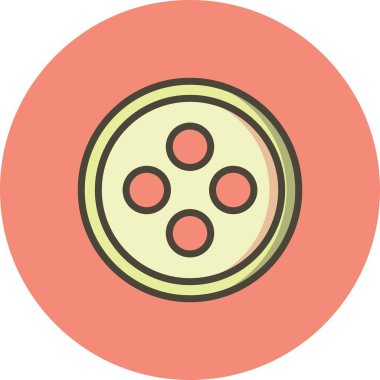 vektör düğme simgesi