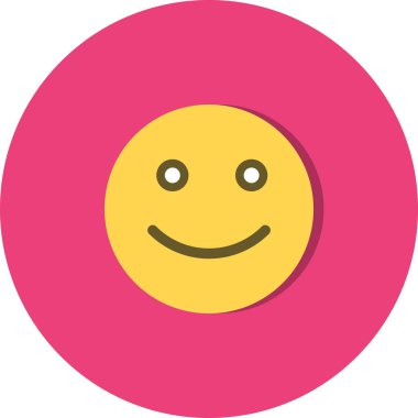 Vektör mutlu ifade simgesi