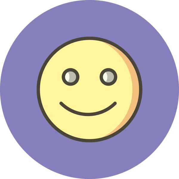 Vetor ícone feliz Emoticon —  Vetores de Stock